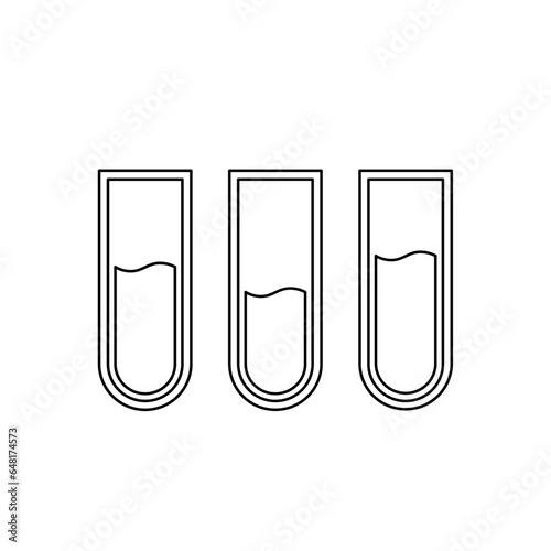 A large black outline water game symbol on the center. Vector illustration on white background