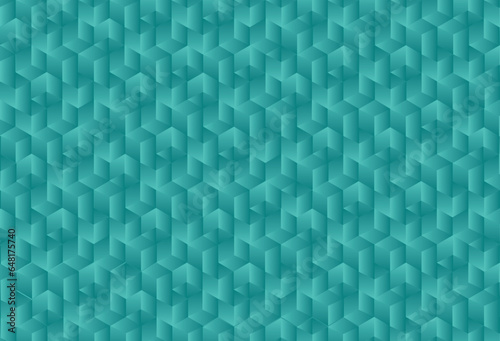 Geometric vector teal patten background