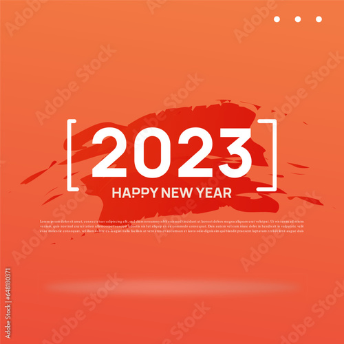  new year banners set element background
