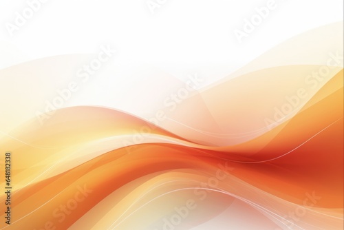 Modern Orange Wave Background for Business Design and Banner Creation