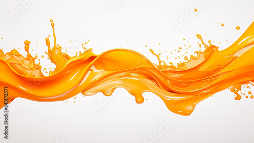  yellow splash on white background.