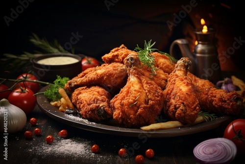 Crispy Delights: A Visual Feast of Fried Chicken Varieties
