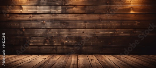 Wooden surface and backdrop made of wood