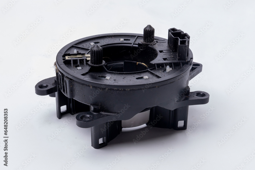Car steering wheel loop. Old spare part. Car steering wheel loop. Old spare part.