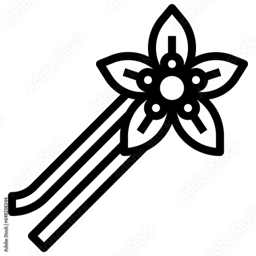 BROOCH filled outline icon,linear,outline,graphic,illustration