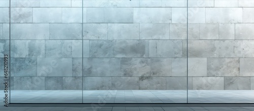 Texture of seamless glass wall © AkuAku