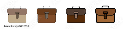 picto logo icones et symbole trace couleur cartable sac travail sacoche