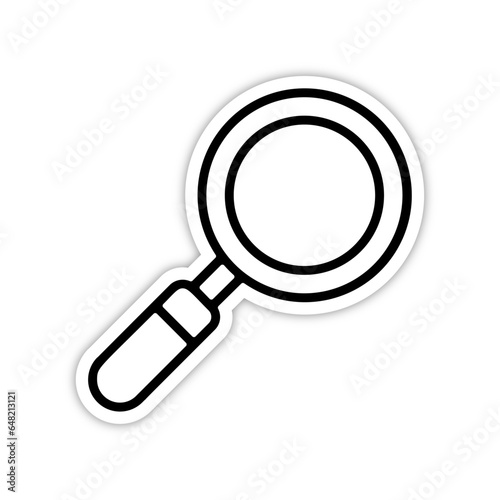 picto pictogramme icones et symboles boutons trace loupe recherche zoom noir relief