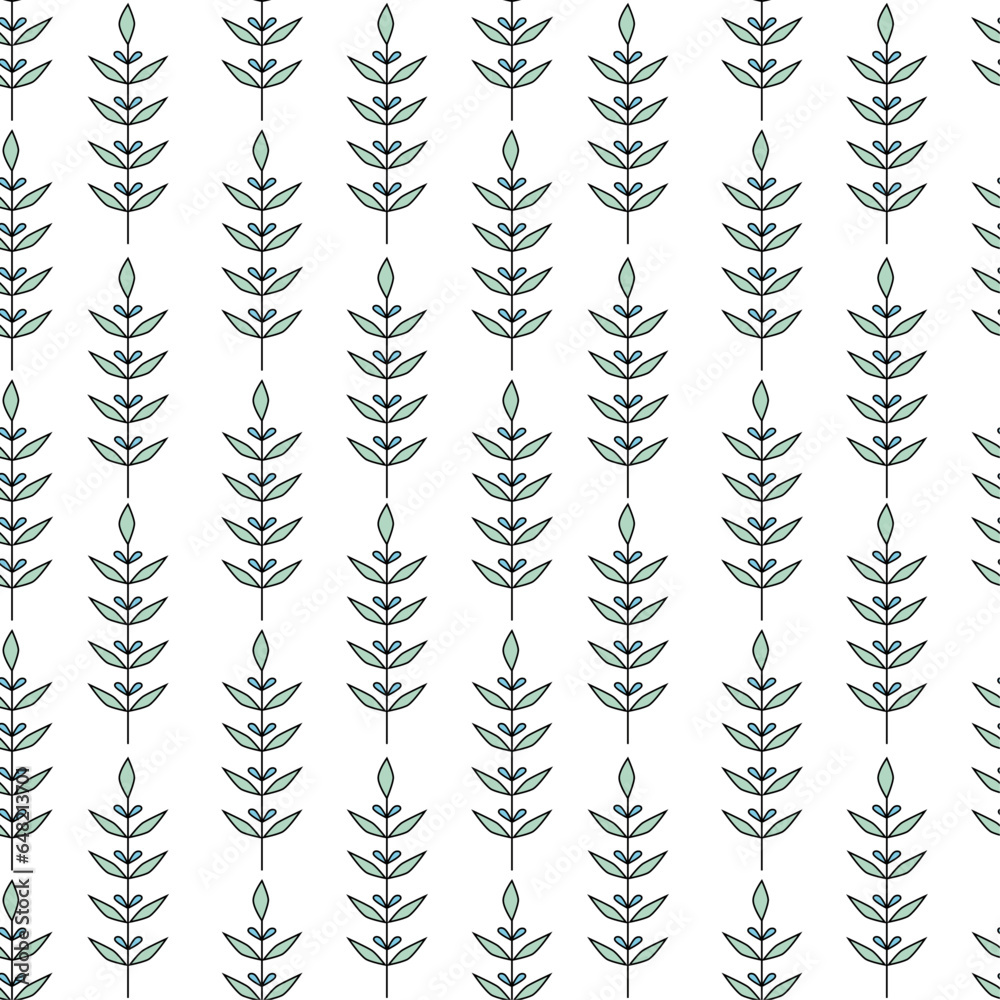 Seamless vector pattern of plants, flowers. Seamless vector pattern of plants, flowers.