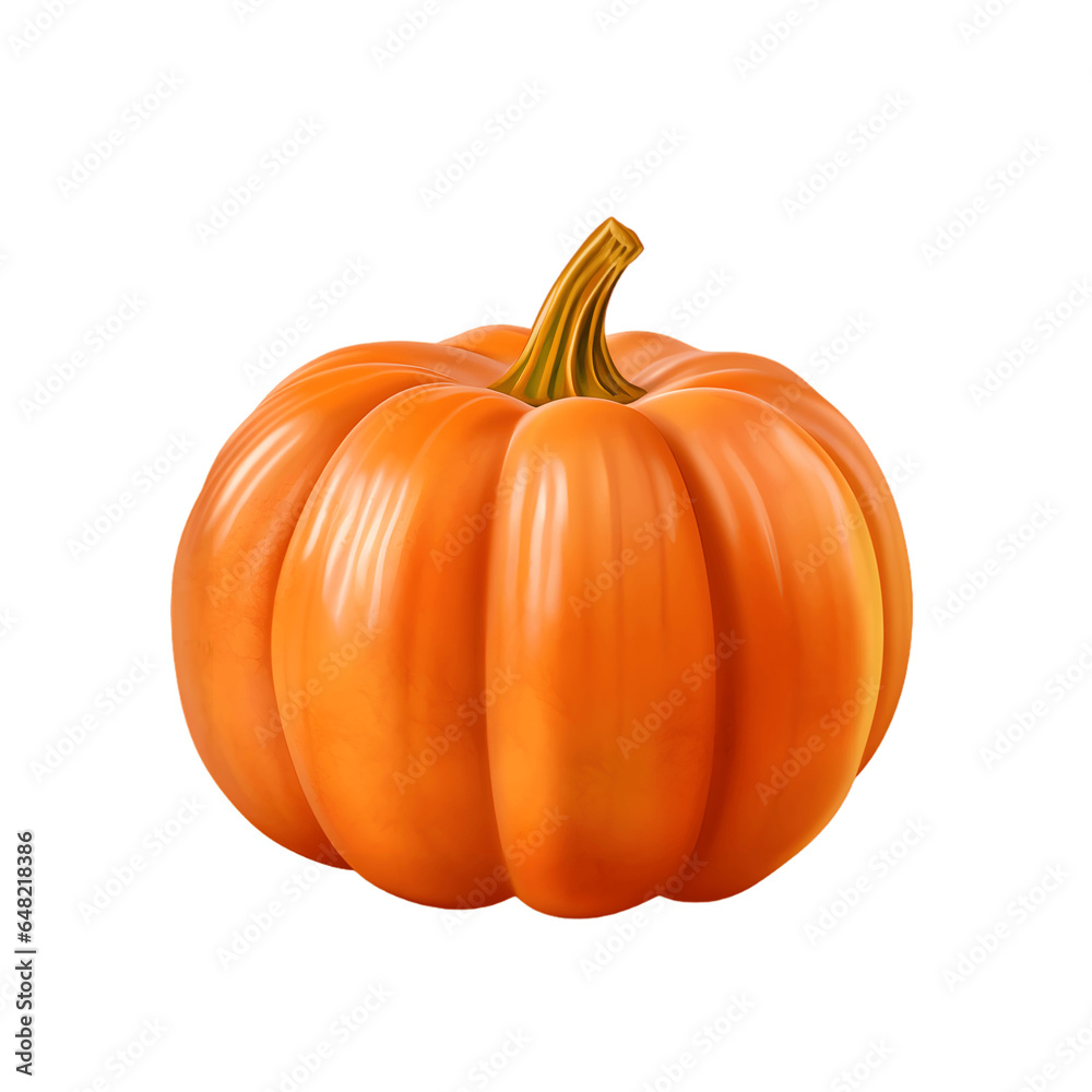 Pumkin isolated on transparent or white background PNG