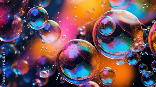 Abstract background with bubbles © DVS