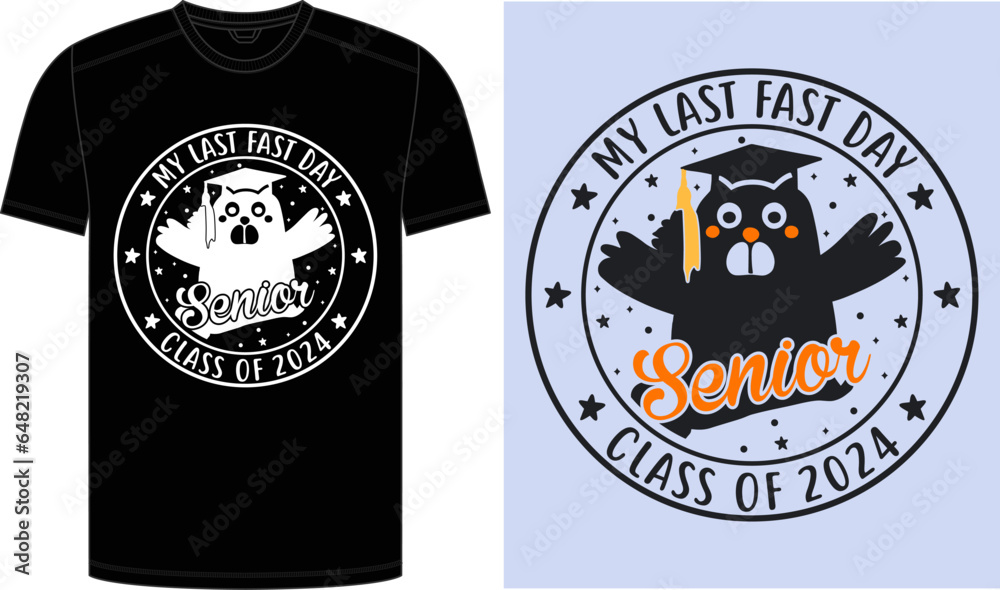 2024 Senior Class Back To School First Day Of 12th Grade Funny Quotes