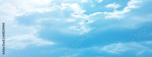 sunny sky blue light watercolor background. Aquarelle painting brush effect card paper textured canvas cloudy smoke space for text, entertaining card, template. aquamarine color graphics illustration