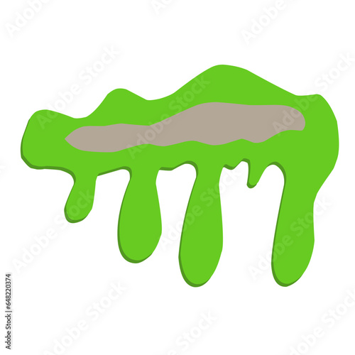 Globs of Liquid Mucus