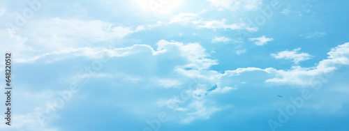 sunny sky blue light watercolor background. Aquarelle painting brush effect card paper textured canvas cloudy smoke space for text, entertaining card, template. aquamarine color graphics illustration