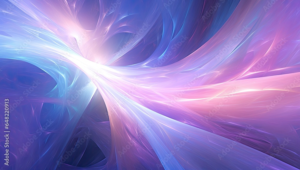 fractal image of an intricate swirl of rainbows in a blue sea Generative AI fractal image of an intricate swirl of rainbows in a blue sea Generative AI