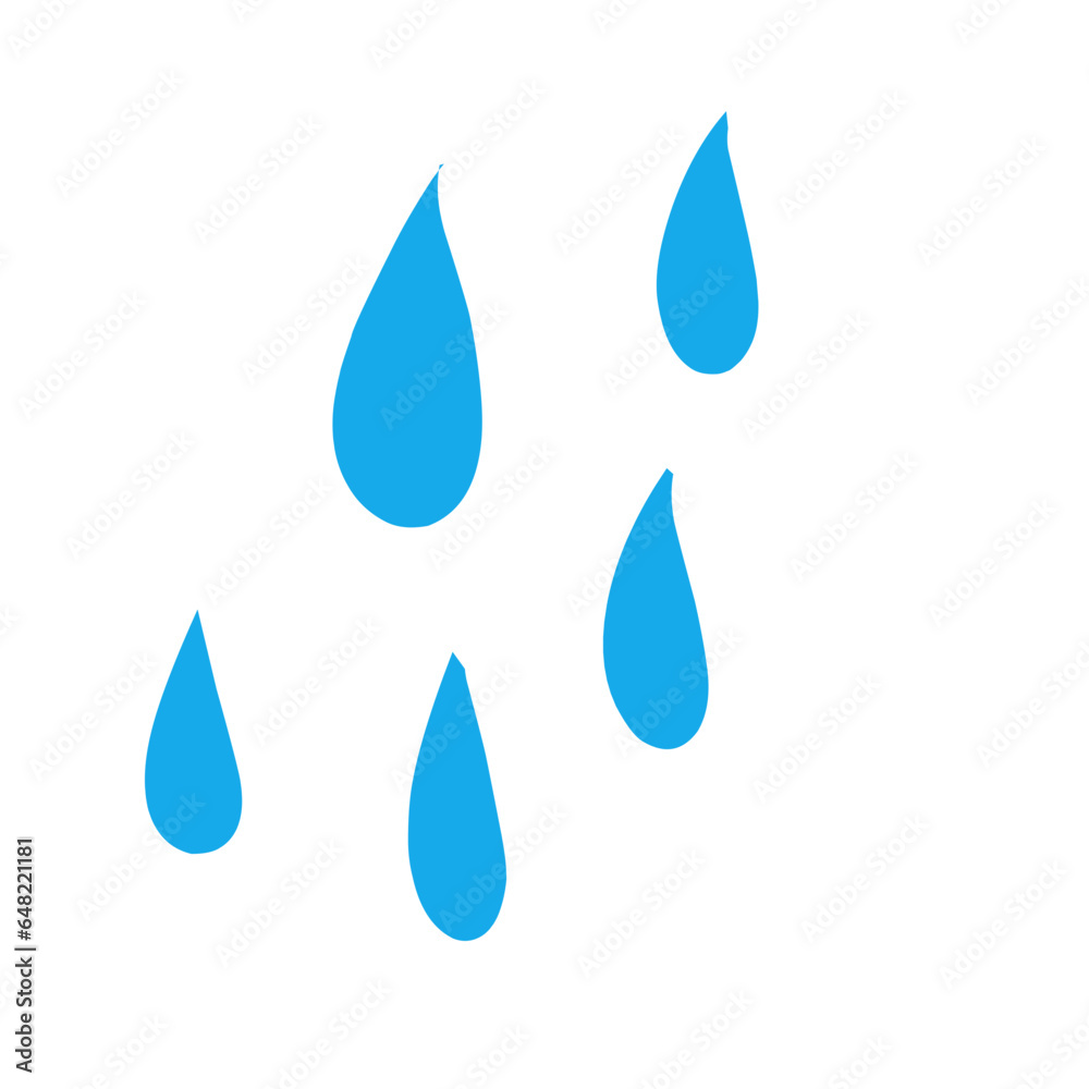 Cartoon Teardrop Vector Cartoon Teardrop Vector
