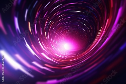 abstract futuristic background with pink blue glowing neon moving high speed wave lines and bokeh lights. Data transfer concept Fantastic wallpaper