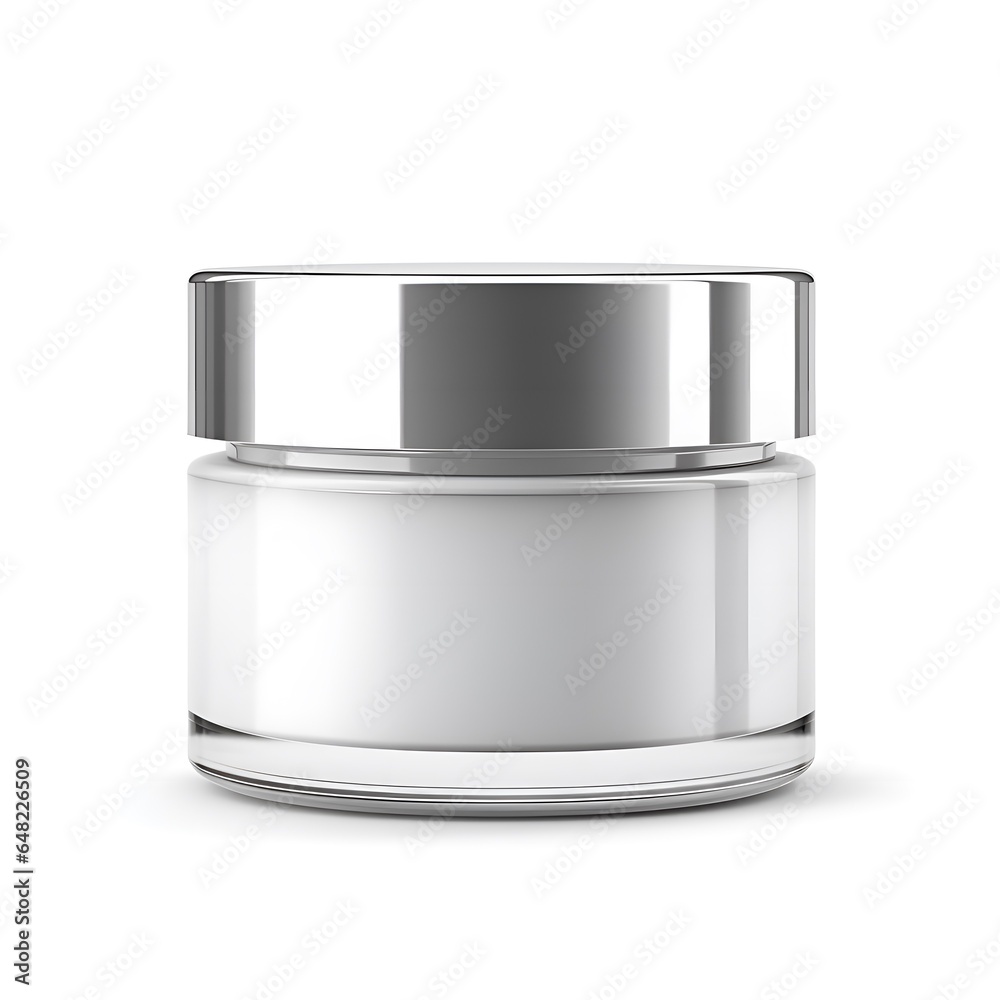 jar template for cream or medication, mocap for design
