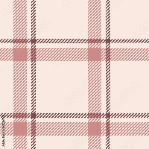 Plaid vector check of tartan fabric textile with a texture background pattern seamless.
