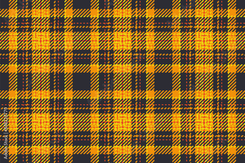 Tartan fabric vector of textile texture seamless with a pattern check background plaid.