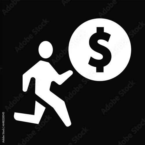 Extrinsic Motivation icon in vector. Logotype