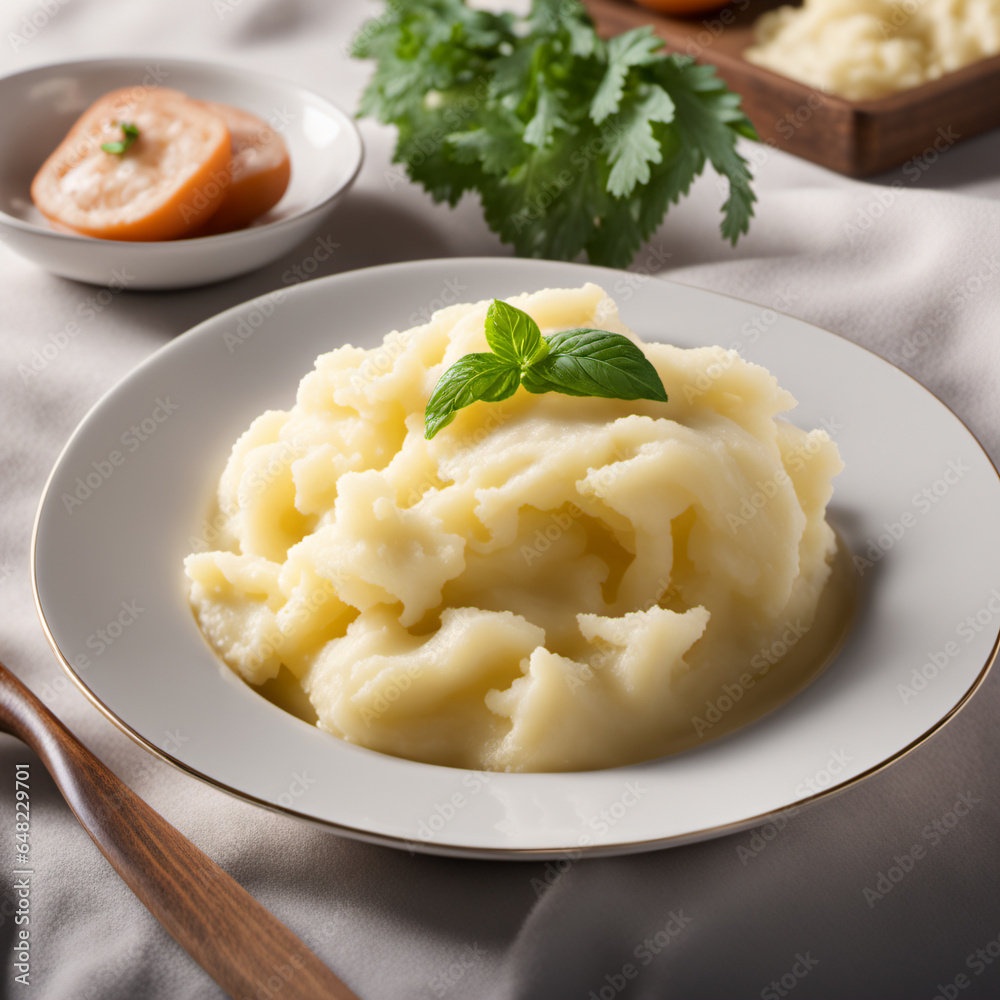 Mashed Potato, Generative AI illustrations