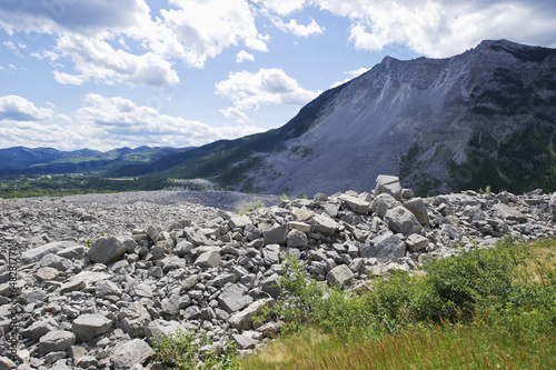 Frank Slide On Turtle Mountain, Crowsnest Pass; Alberta, Canada