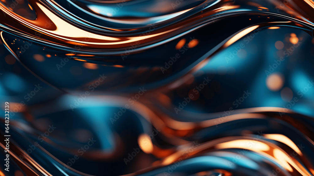 Fluid line patterns and wavy shapes come alive with vibrant, bright colors, synchronized to digital music. Against a striking black and yellow background, the gold accents. Generative Ai illustration. Fluid line patterns and wavy shapes come alive with vibrant, bright colors, synchronized to digital music. Against a striking black and yellow background, the gold accents. Generative Ai illustration.