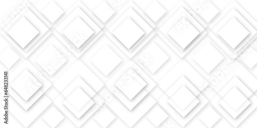Abstract of Geomatric lines white abstract modern geomatics background design. have gradiant triangular space for text creative Seamless modern white square grid pattern design wall art background.