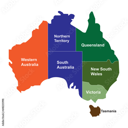 Australia map icon