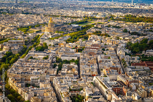 The amazing buildings and streets of Paris from above - travel photography in Paris France © 4kclips