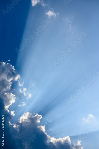 Photography Sunset sky clouds with sun rays