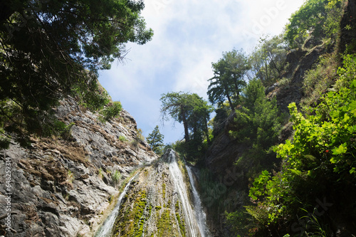 View from the bottom of the limekiln creek falls; Big sur california united states of america