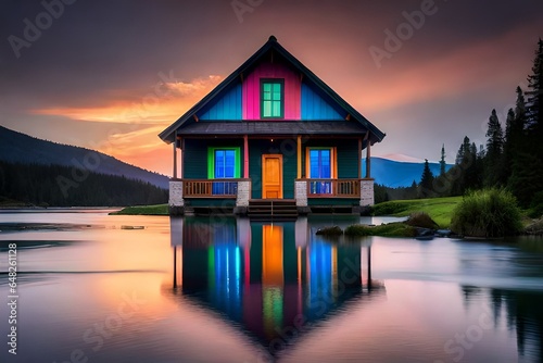 house on the lake © Ahsan