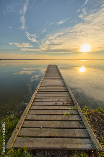 Wharf, Queen Elizabeth Provincial Park; Alberta, Canada