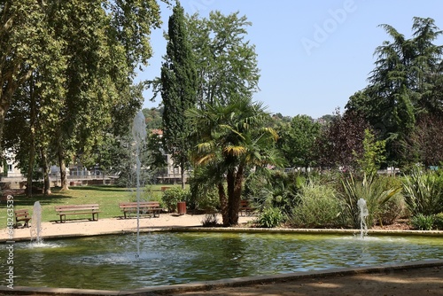 Le parc de la Guierle, parc public, ville de Brive La Gaillarde, département de la Corrèze, France