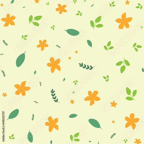 seamless pattern with leaves autumn leaves pattern