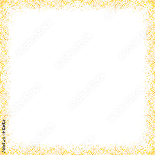 Luxury Teal Gold Sparkle Glitter Frame Border