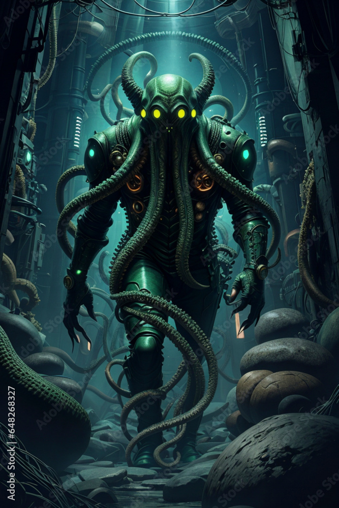 Fototapeta premium cthulhu Generative AI