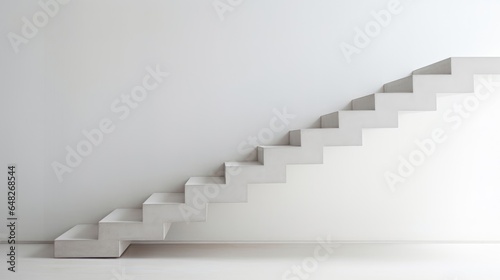 Modern Design Wide Concrete Staircase