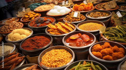 Oriental food - takeaway at street market