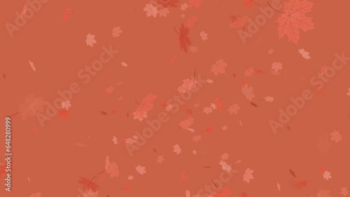 Fall Leaves particle animation background