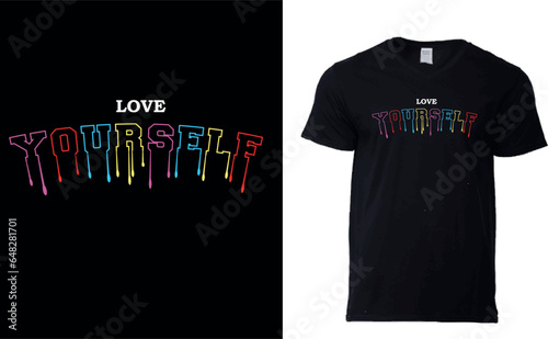 Love Yourself t-shirt design