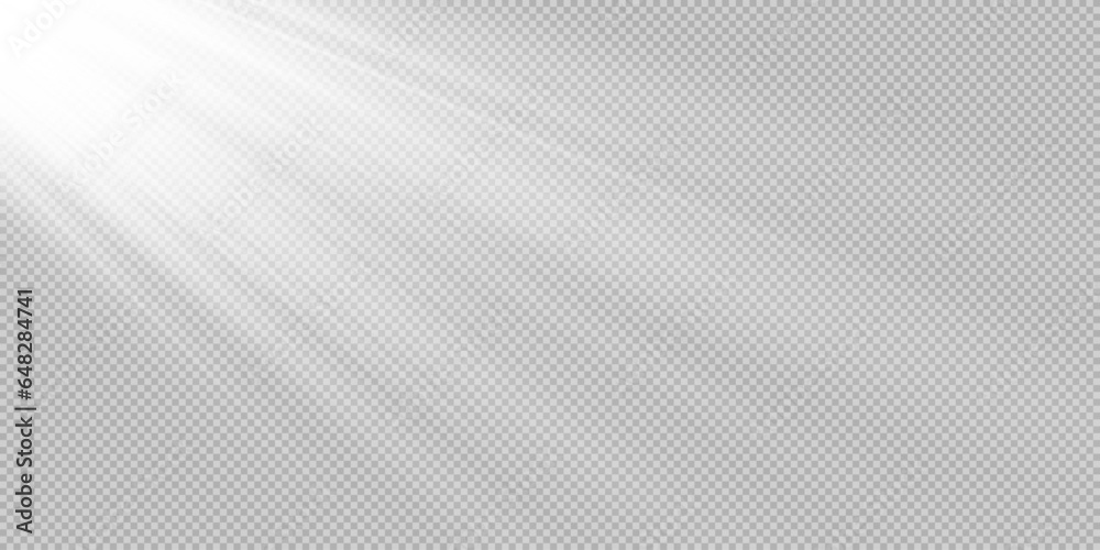 Vector transparent sunlight special lens flash light effect.front sun lens flash. Vector blur in the light of radiance.. Stock royalty free vector illustration. PNG	