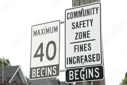 Photography maximum 40 begins community safety zone fines increased begins vertical rectangl