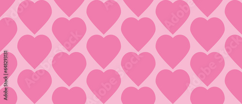 Geometric girl mosaic made of squares and hearts, in a fashionable style. Template for Valentine's Day and Mother's Day beautiful background, for textiles and wallpaper.