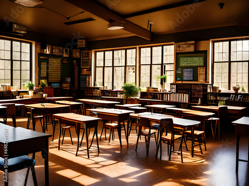 comfortable class room photo