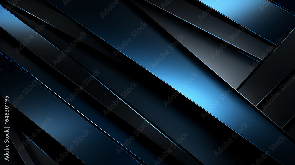 Abstract Dimensions: Exploring Black and Blue Geometric Modernism Abstract Dimensions: Exploring Black and Blue Geometric Modernism