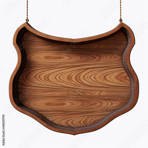 Fototapeta Naklejka Na Ścianę i Meble -  Wood board 3d isolated on white perfect for composition